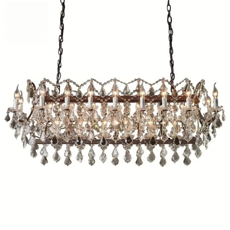 Interior Design Industrial Style - Crystal Chandelier Chandelier Industrial Design Style