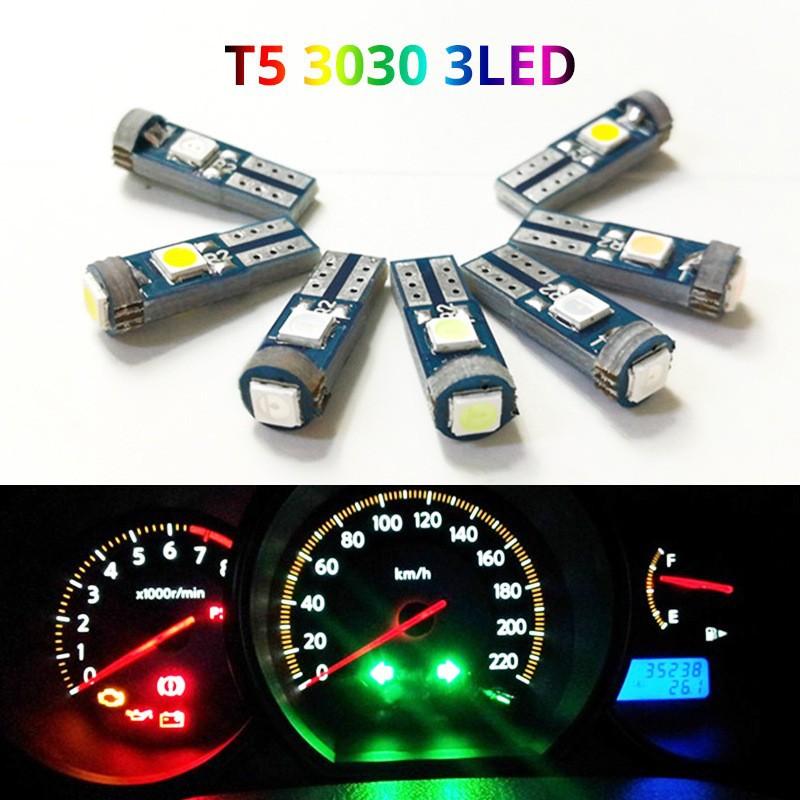 Interior Design Icon - 10Pcs T5 Led Bulb Canbus W3W