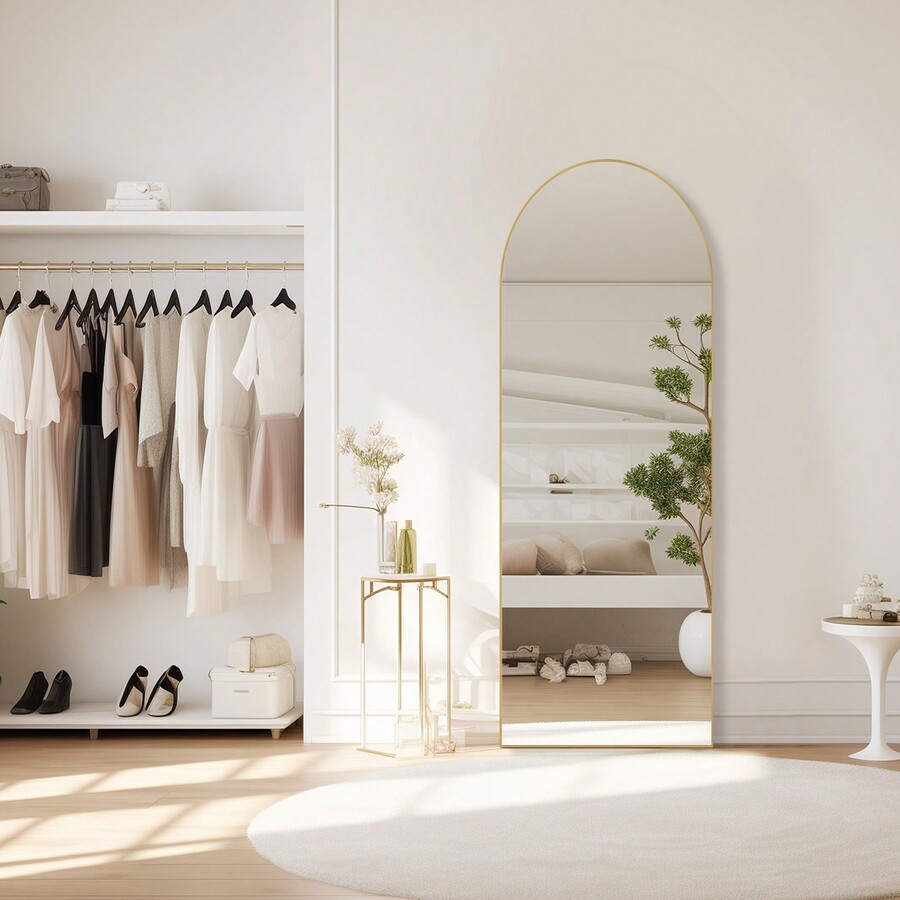 64'X21' Full Length Mirror Wit - Arch Mirror Leaning 评论和价格