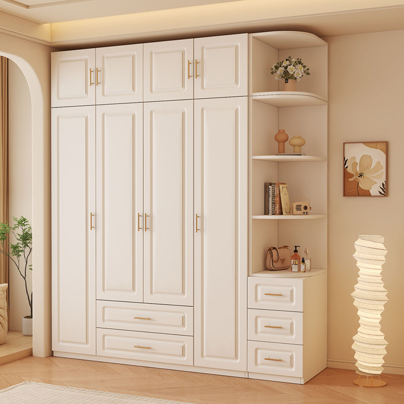White Cream Closet Accent Nord - Interior Design White And Wood 评论和价格