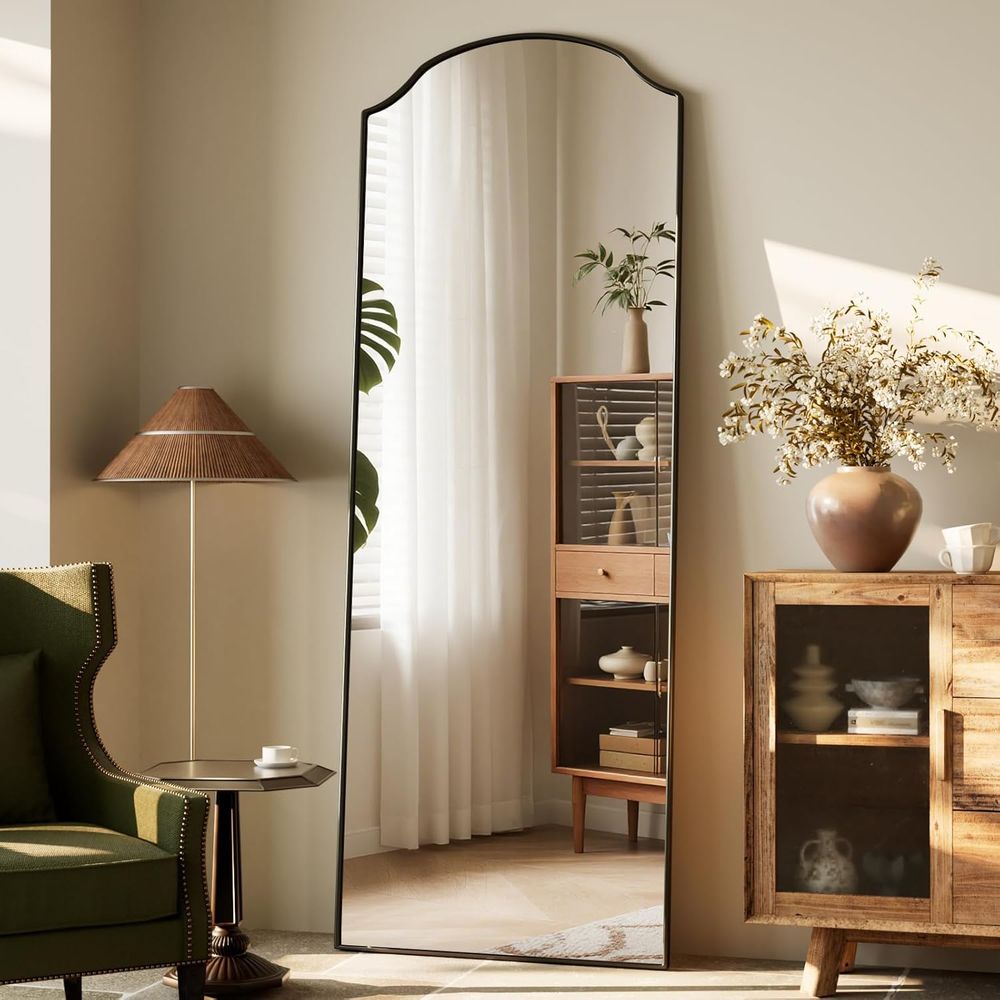 Triple-Arched Mirror ull Lengt - Arch Mirror Leaning 评论和价格