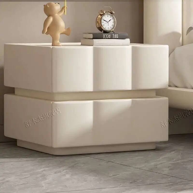 White Cabinet Storage Nightsta - Interior Design White And Wood 评论和价格