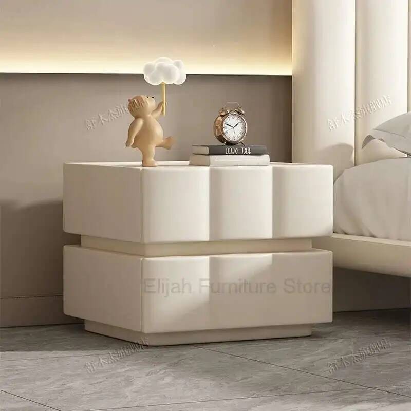 White Cabinet Storage Nightsta - Interior Design White And Wood 评论和价格