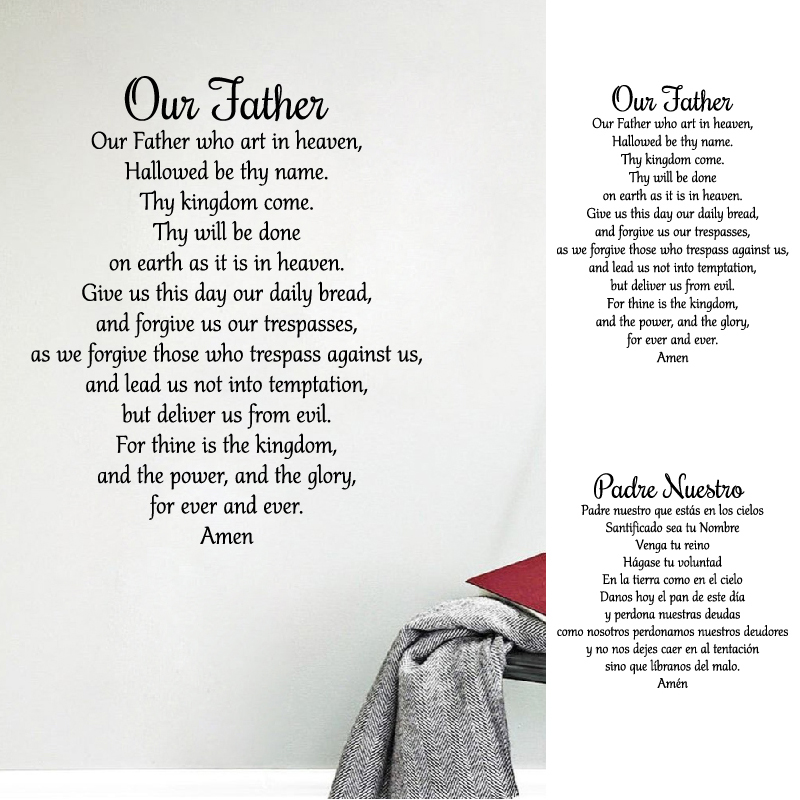 Our Father The Lord's Prayer D - Interior Design Quotes 评论和价格