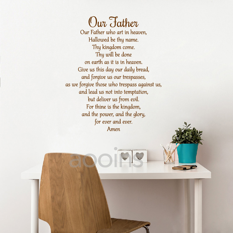 Our Father The Lord's Prayer D - Interior Design Quotes 评论和价格