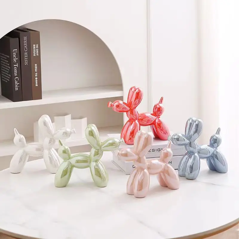 Nordic Ceramic Balloon Dog Abs - Interior Design Home Decor 评论和价格