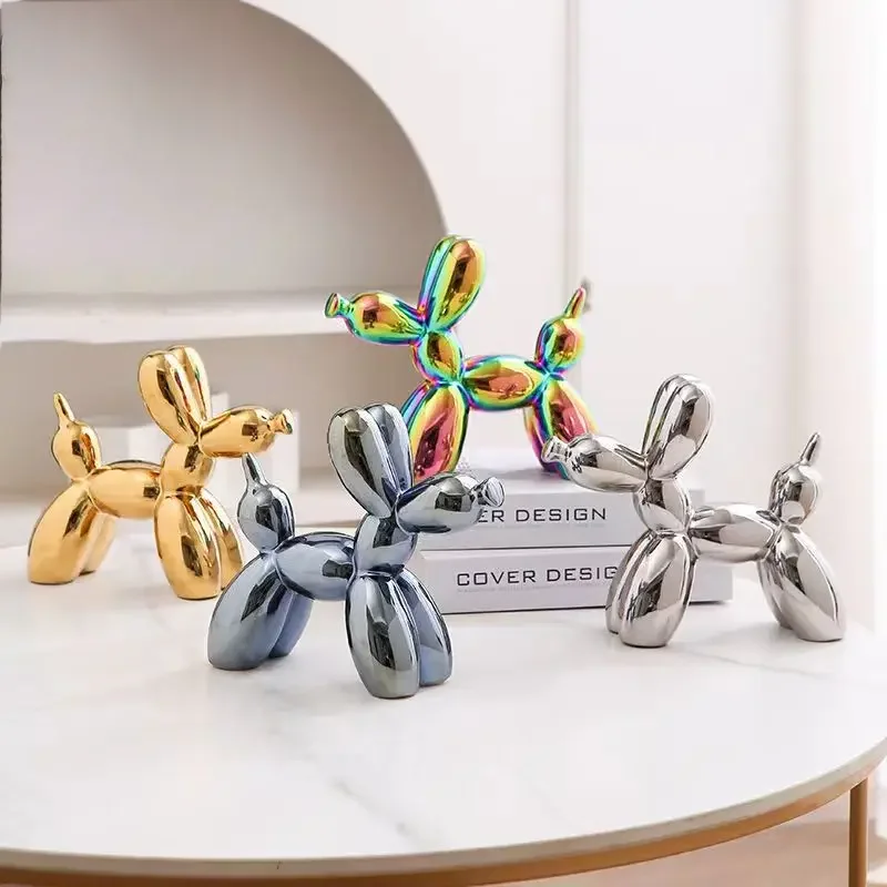 Nordic Ceramic Balloon Dog Abs - Interior Design Home Decor 评论和价格