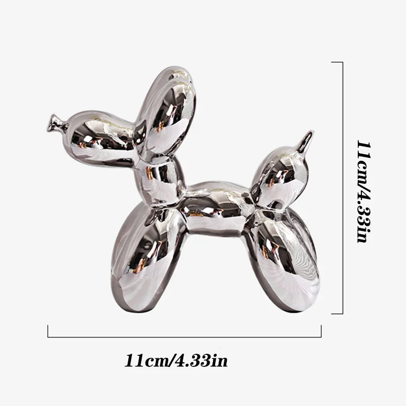 Nordic Ceramic Balloon Dog Abs - Interior Design Home Decor 评论和价格