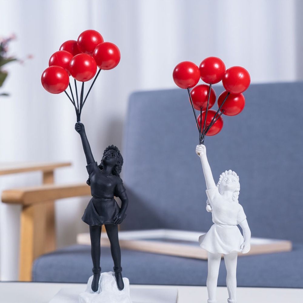 Resin Banksy Figurines for Int - Interior Design Home Decor 评论和价格