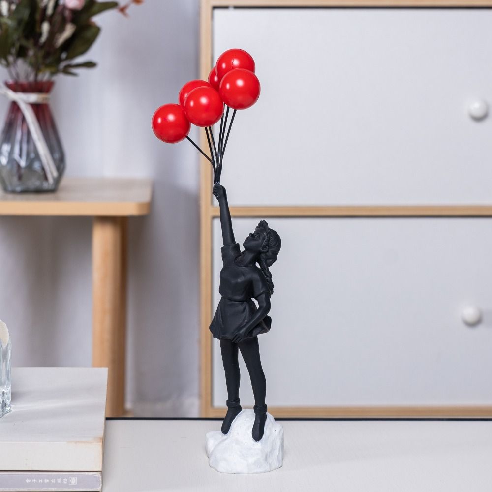 Resin Banksy Figurines for Int - Interior Design Home Decor 评论和价格