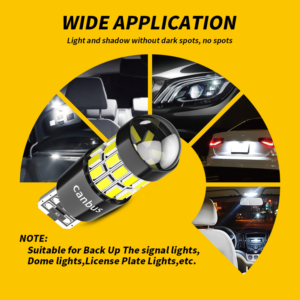DXZ 2PCS W5W T10 LED Bulbs Len - Interior Design Icon 评论和价格
