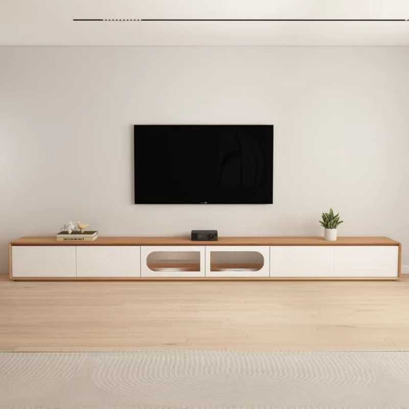 Designer Accessories Tv Cabine - Interior Design White And Wood 评论和价格