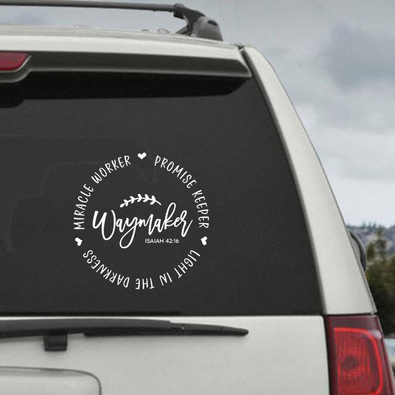 Waymaker Christian Quote Vinyl - Interior Design Quotes 评论和价格
