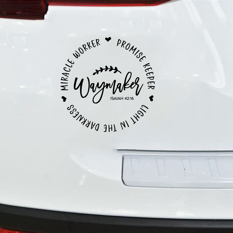Waymaker Christian Quote Vinyl - Interior Design Quotes 评论和价格