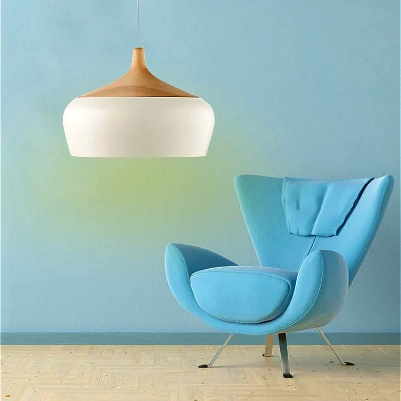 Nordic Aluminum Big Lampshade  - Interior Design White And Wood 评论和价格