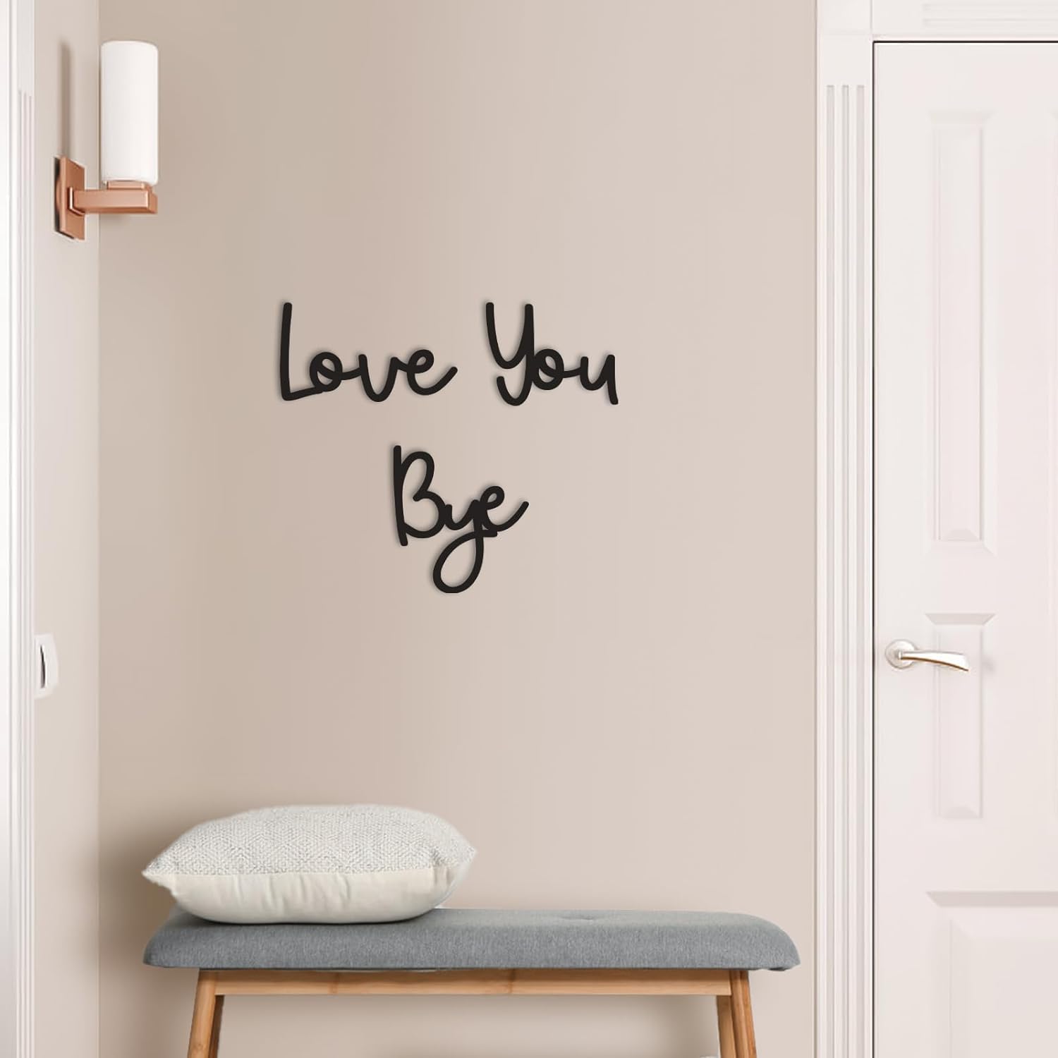 Love You Bye Wood Sign Home De - Interior Design Quotes 评论和价格
