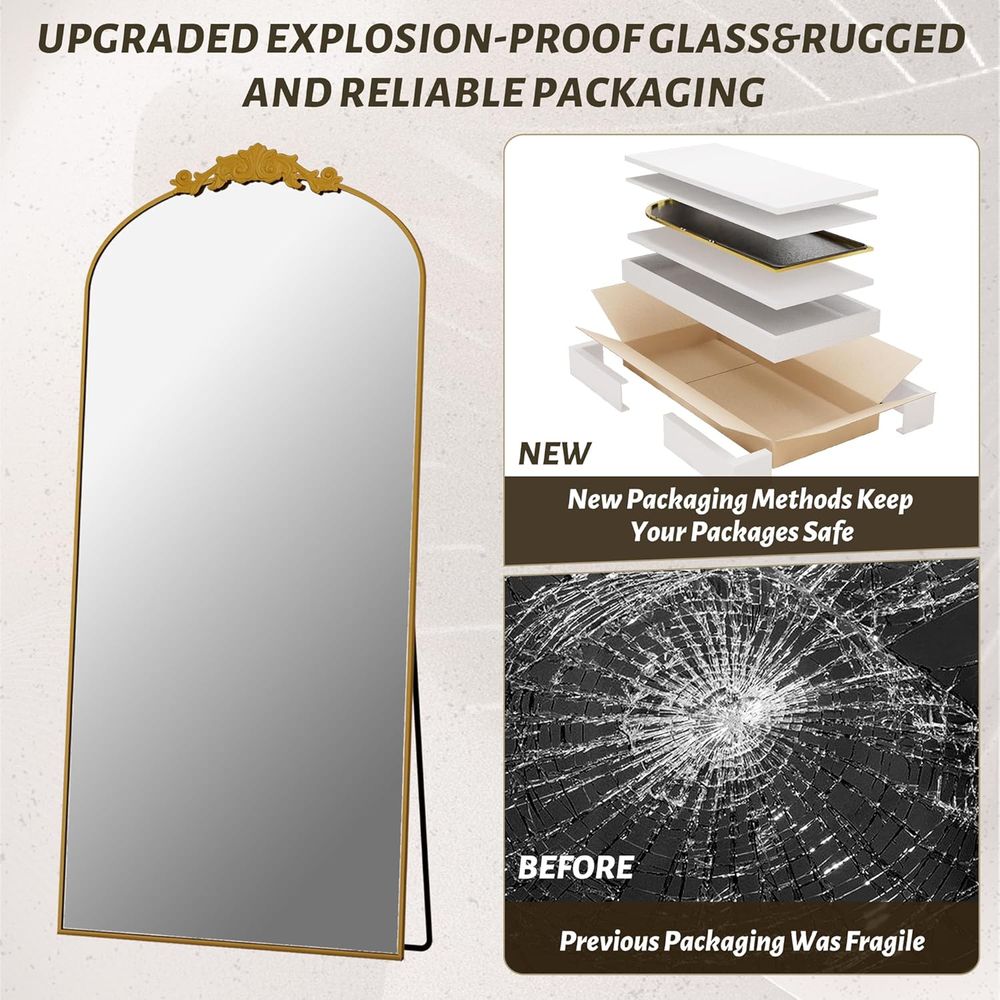 Vintage ull Length Mirror,76