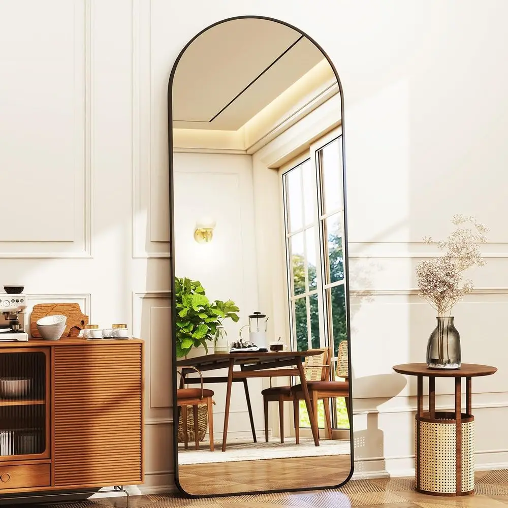 65 x 22 Arched Full-Length Mir - Arch Mirror Leaning 评论和价格