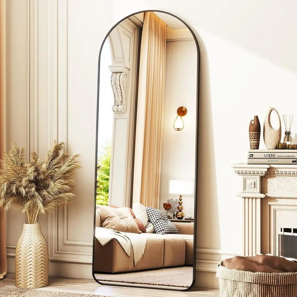 65 x 22 Arched Full-Length Mir - Arch Mirror Leaning 评论和价格