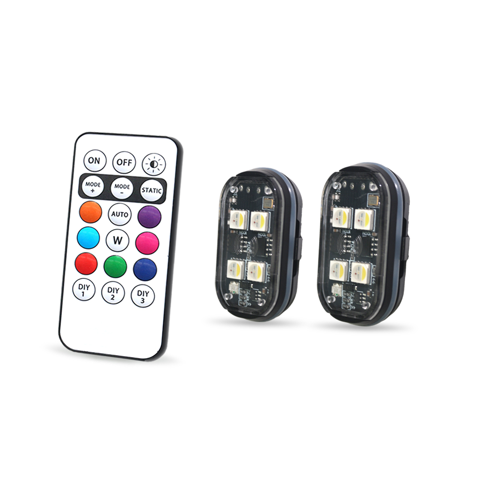 2Pc RGB Car Ambient Light, Col - Interior Design Icon 评论和价格
