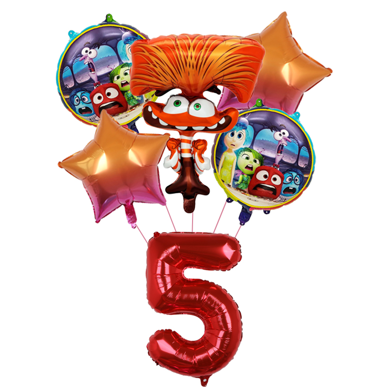 6pcs New Inside Out2 Balloons  - Interior Design Home Decor 评论和价格