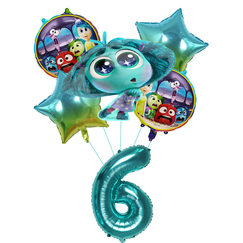 6pcs New Inside Out2 Balloons  - Interior Design Home Decor 评论和价格