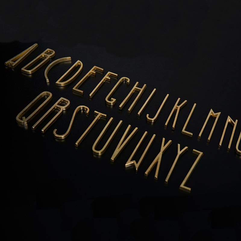 3mm 5mm Brass Letters DIY Name - Interior Design Quotes 评论和价格