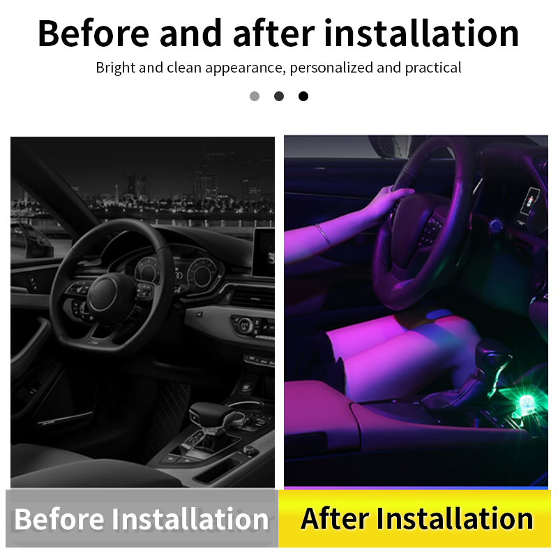 Car LED Ambient Light USB Free - Interior Design Icon 评论和价格