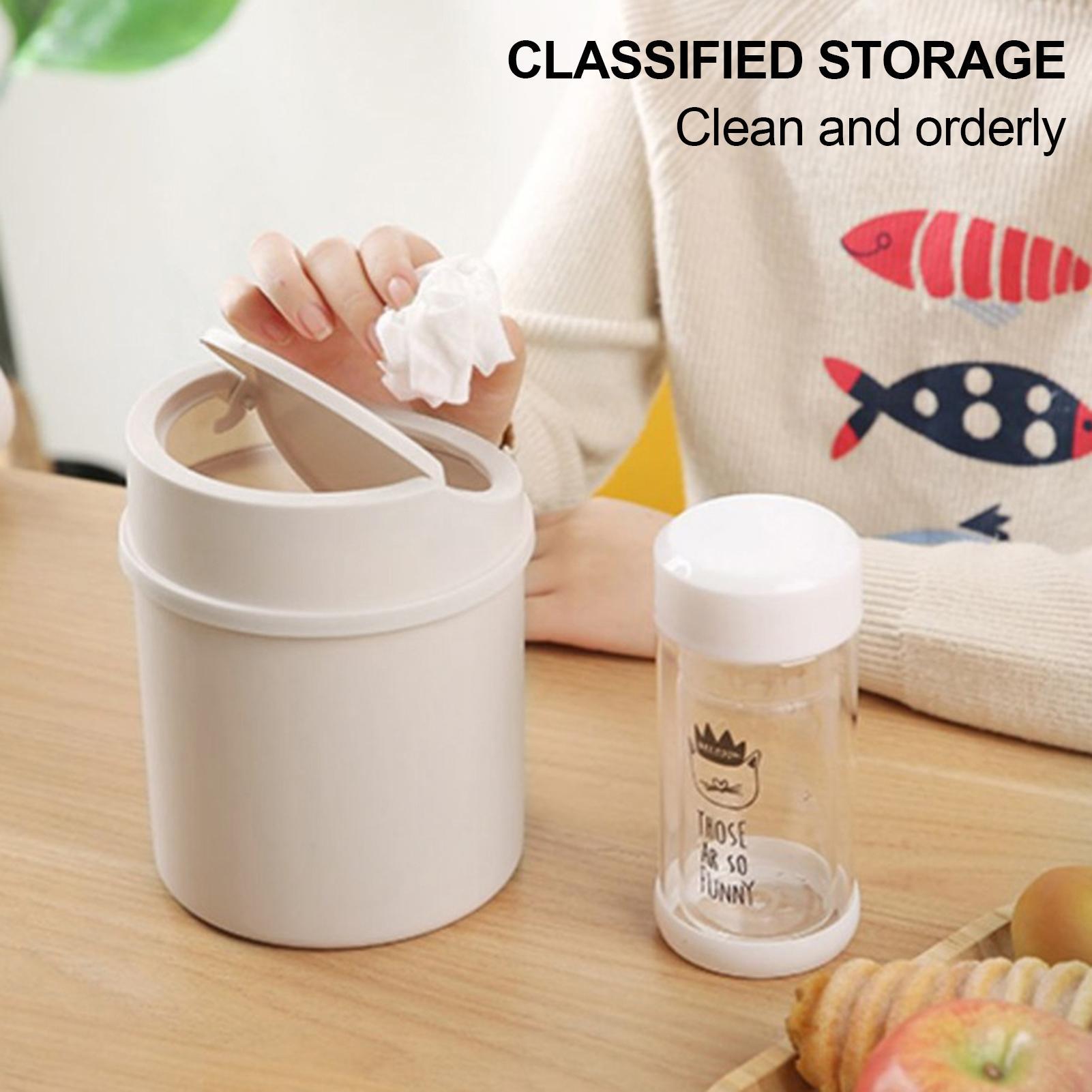 Mini Desktop Bin Small Trash C - Interior Design Type 评论和价格