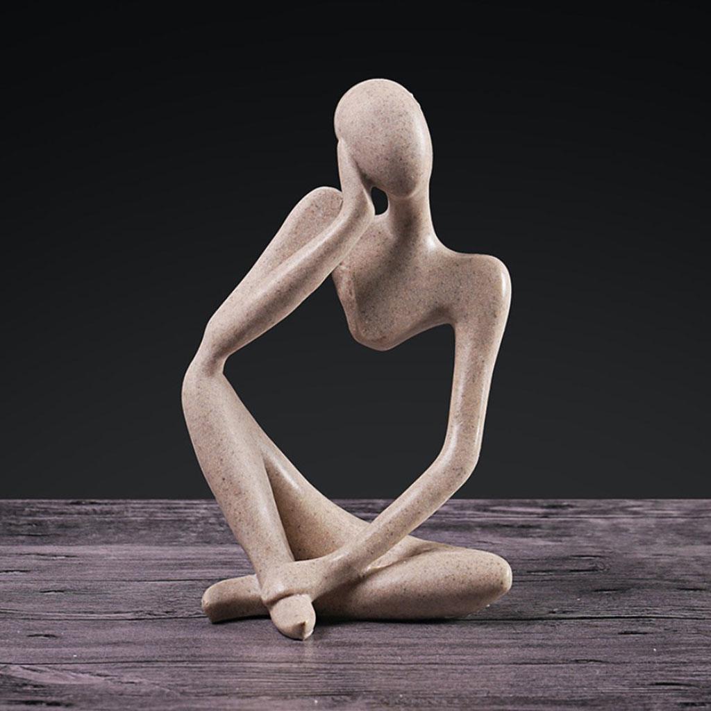 Nordic Abstract Thinker Statue - Interior Design Home Decor 评论和价格