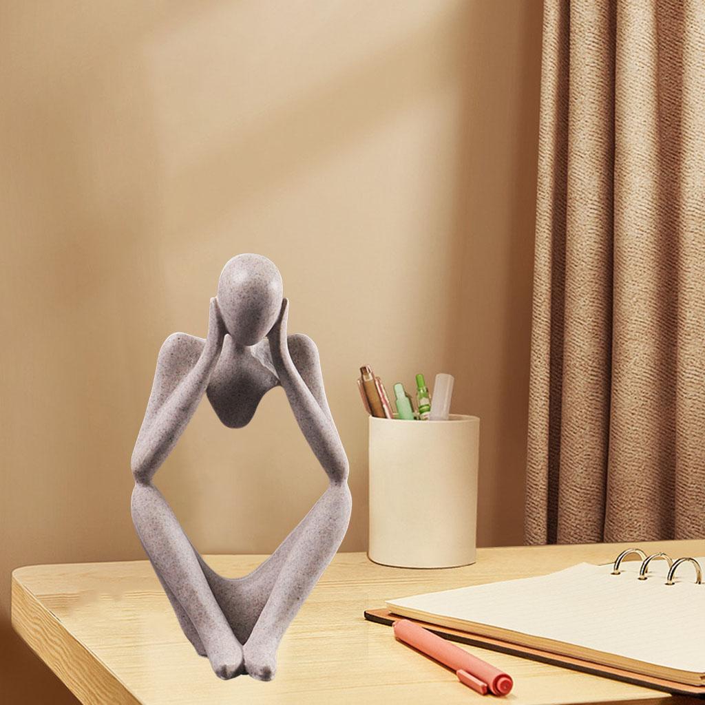 Nordic Abstract Thinker Statue - Interior Design Home Decor 评论和价格